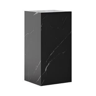 雕塑定制底座黑白根黑色大理石售楼部展示台商场石墩落地基座摆件