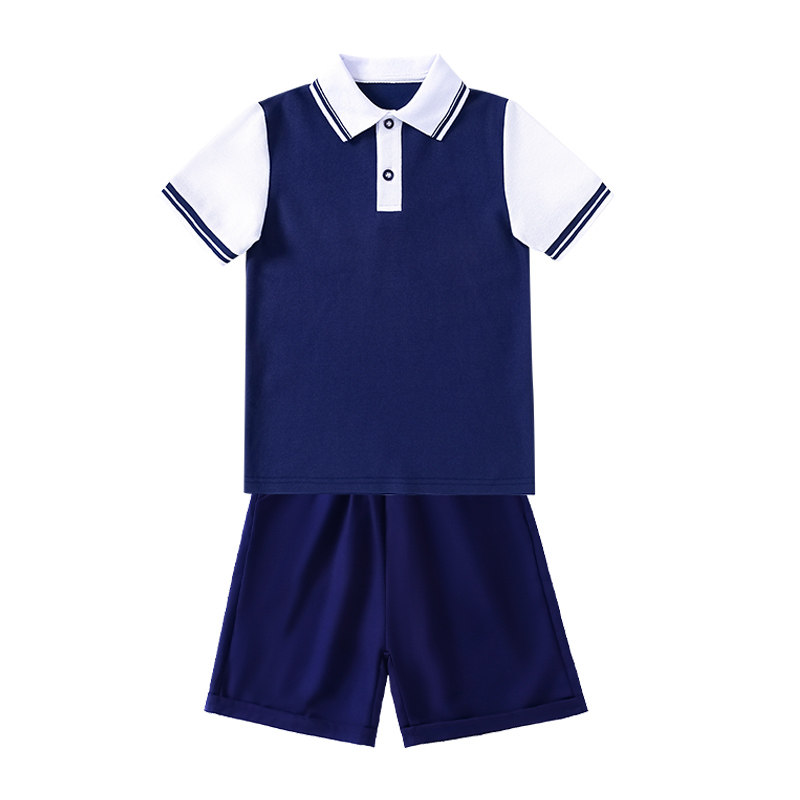 校服小学生夏季短袖班服儿童运动会服装幼儿园园服学院风合唱套装