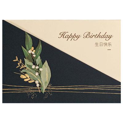 定制生日贺卡创意商务