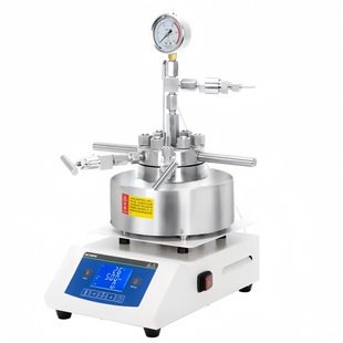 力辰磁力搅拌高压反应釜实验室消解50ml-500ml高温加气充气加氢釜