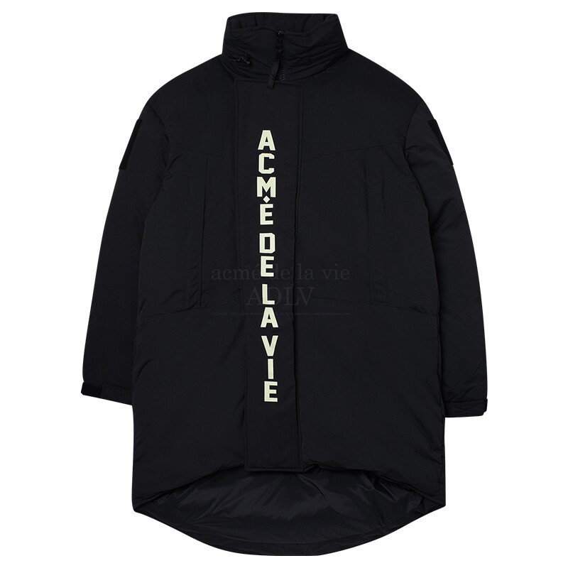 adlv羽绒服长款保暖外套