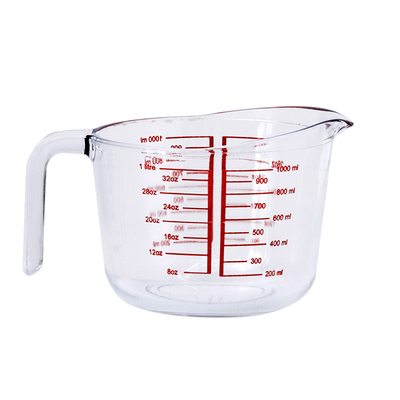 带刻度玻璃量杯耐高温加厚