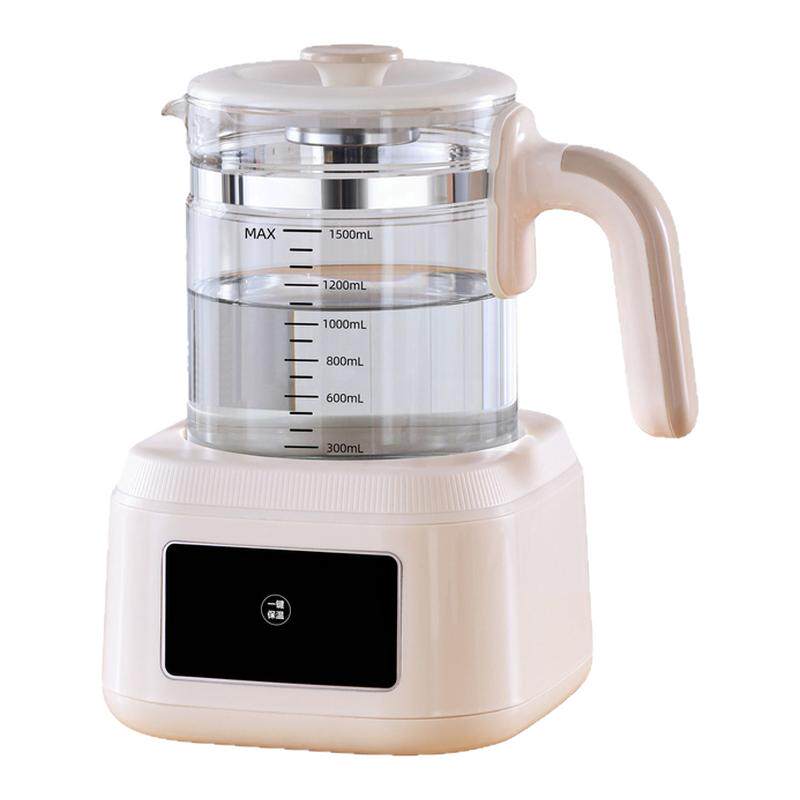 奥克斯电热水壶1.5L大容量烧水壶多功能养身壶花茶壶恒温开水壶新
