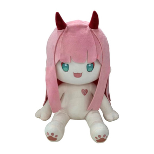 DARLING in the FRANXX国家队02玩偶40cm棉花娃娃毛绒公仔周边正