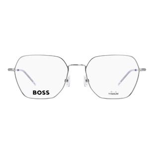 HUGO BOSS雨果博斯时尚多边形眼镜框女1534超轻钛材镜架可配近视