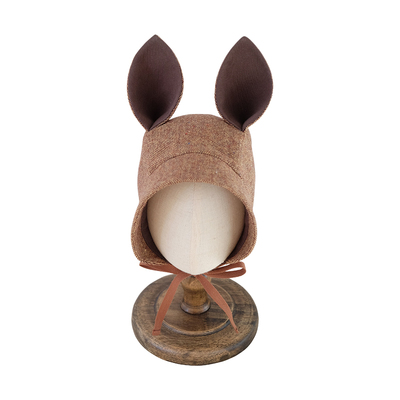 可爱超萌小松鼠全羊毛护耳遮阳帽