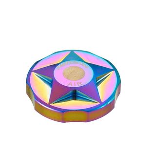 山地车自行车避震前叉肩盖 铝合金气室盖肩控盖 气叉防尘盖气嘴帽