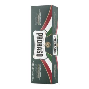 意大利博拉索Proraso剃须膏桉树薄荷男士软化胡须泡沫清爽型150ml