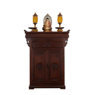 新中式佛柜佛堂实木佛堂中堂神台供桌佛台香案家用小型家庭供香桌