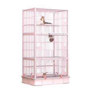 松鼠笼子三层松鼠别墅龙猫柜笼猫笼子大号貂笼家用宿舍单层宠物笼