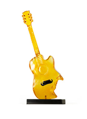 欧式创意吉他摆件透明乐器送礼