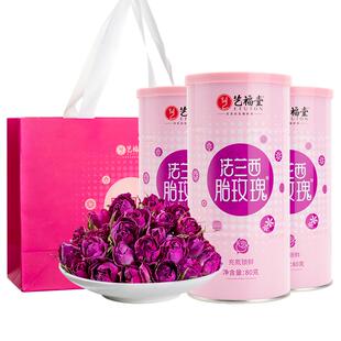 艺福堂胎玫瑰进口花茶干花泡水茶叶特级无硫熏搭柠檬片菊花旗舰店