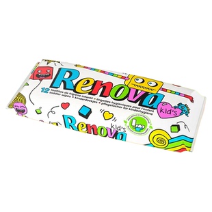 Renova葡萄牙儿童专用纸巾创意卡通趣味印花卷纸手帕纸