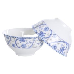 民生逐鹿陶瓷芙蓉争艳碗碟家用吃饭碗单个中式餐具面碗微波炉碗汤