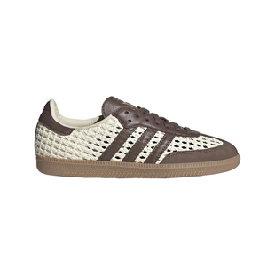 adidas阿迪达斯三叶草T头鞋德训鞋女SAMBA OG鞋面镂空板鞋 IH9373