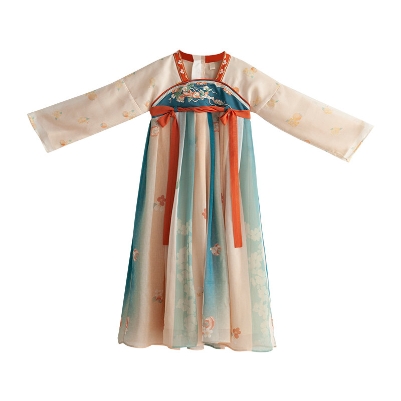 贝优可女童汉服襦裙春秋装