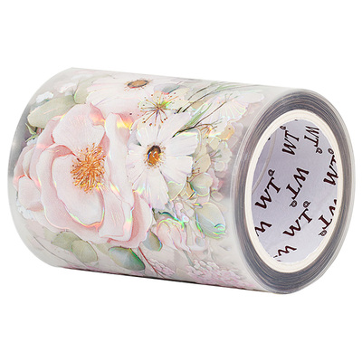 WT正品手帐胶带花朵和纸PET包邮