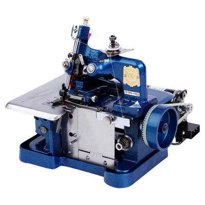 正宗飞人牌三线锁边机包缝老式电动蝴蝶缝纫拷边码边小型家用迷你