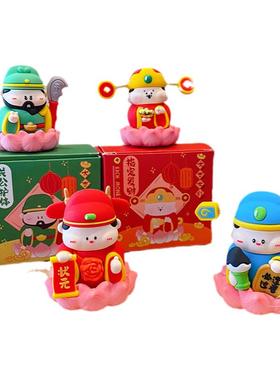 PVC卡通新款原创莲花小装饰摆件