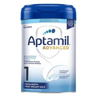 aptamil爱他美英国白金版1段英爱白金英版原装进口婴幼儿奶粉*4罐