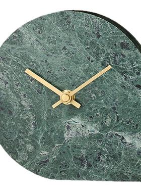 迦乐丹麦轻奢风大理石时钟