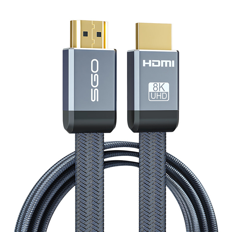 斯格hdmi扁平线2.1版8K高清线4k144hz电脑电视显示器连接线HDR