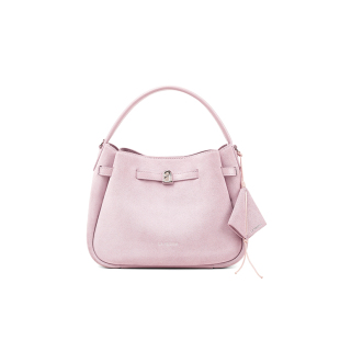 拉菲斯汀头层牛皮粉包2026新款春夏真皮女包斜挎包包手提菜篮子包