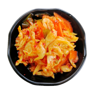 佳木斯拌菜 拌海虹蚬子尖肉东北朝鲜族泡菜手工自制咸菜4袋包邮