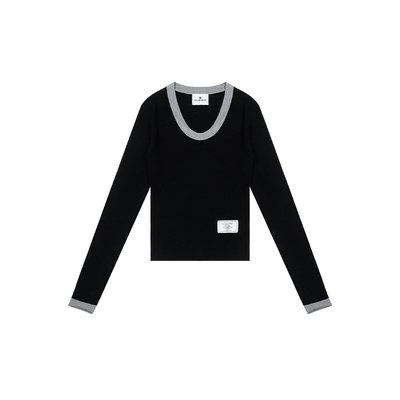 CalledBack长袖T恤女打底上衣