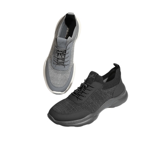 森达户外运动鞋男款春夏商场同款拼接厚底舒适轻便休闲鞋1PA01BM4