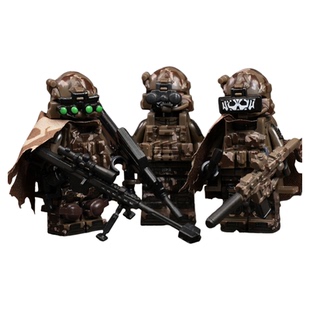 三角洲行动威龙红狼小兵人使命召唤乐高人仔积木手办玩具周边模型
