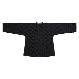 谜阿凰【晏山圆领衫】原创汉服上衣唐制黑色酷外套日常时尚秋冬女