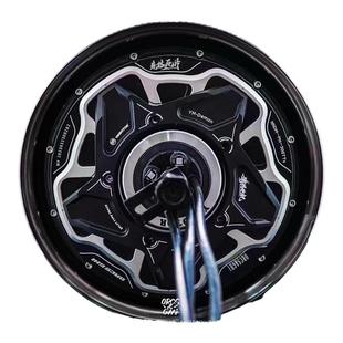 豫玛电机TTS六代小牛九号10/12寸1500W 2000W 3000WP瓦片碟刹电机