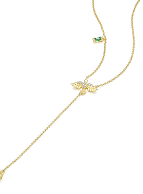 Twinell原创爱情鸟长款项链女