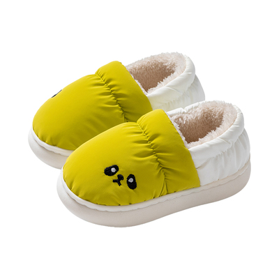 儿童包跟棉拖鞋2025新款保暖防滑