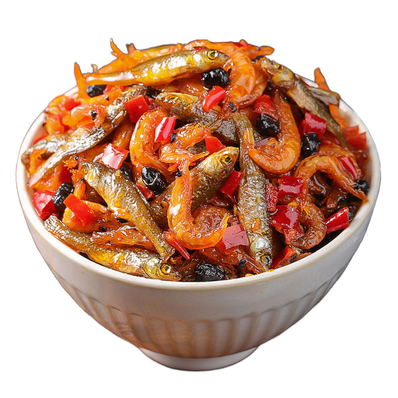 湖南特产小鱼小虾下饭菜香辣柴火鱼小鱼仔虾酱零食小吃下酒菜熟食