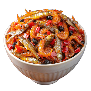 湖南特产小鱼小虾下饭菜香辣柴火鱼小鱼仔虾酱零食小吃下酒菜熟食