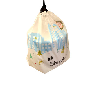 日本shizuku纯绵柔软加厚洁面吸水干湿洗脸巾西祖屋圣诞限定款