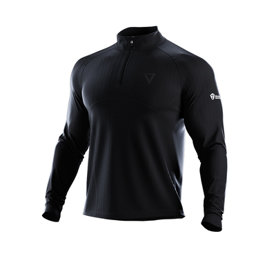 MSGD男子秋冬半拉链运动长袖