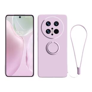 指环支架适用华为mate70手机壳新款mate60pro+保护套mate50E/40高级感液态硅胶全包防摔带手绳的简约男女款软
