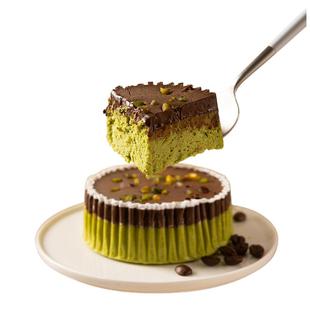 糖山伯孕妇妈奶油奶酪生酮巴斯克芝士蛋糕甜品巧克力开心果零食品