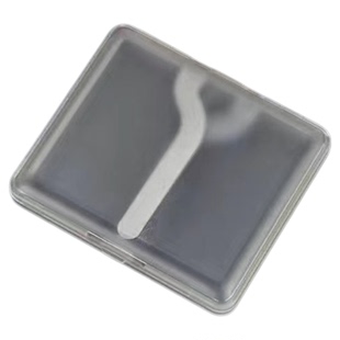 新款自卷中支6.5MM粗支8.0烟盒便携男20支装轻薄透明防压防潮烟夹