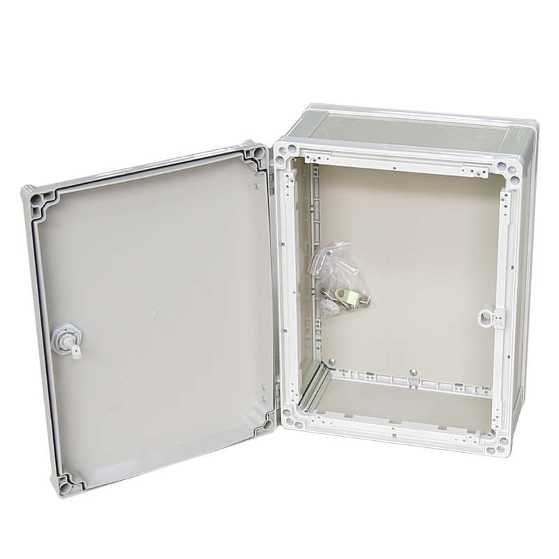 防水阻燃塑料配电箱深度300-260布线箱PVC双层门防腐耐酸配电箱