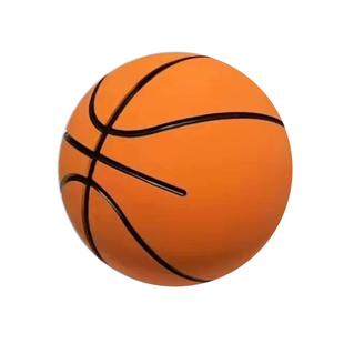 7.5cm超高弹力迷你橡胶小篮球解压空心弹力球宝宝儿童玩具发泄球
