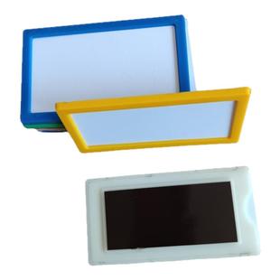 磁性标签材料卡白板标识牌货架标牌强磁库房卡套空白数字贴姓名贴