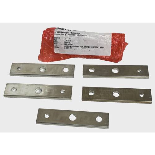 Lot of 5 EXM 88055 Aluminum DC Busbar Assembly AddOn Current