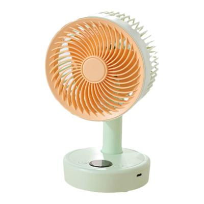 摇头不着凉】家用睡眠小风扇静音小型学生宿舍电扇办公室便携式usb充插电超长续航强力空调台式夏季制冷桌面