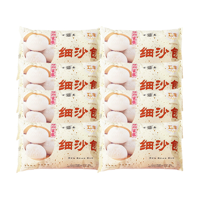 扬州富春冷冻红豆细沙包子300g*6