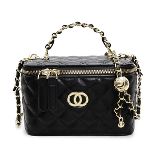 流行绣线小众设计包包2025新款手提女包夏天百搭链条斜挎包小方包