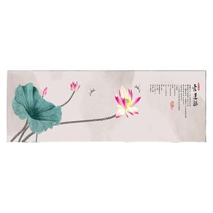 客厅装饰画水墨荷花沙发背景墙挂画新中式办公室壁画书房国画字画